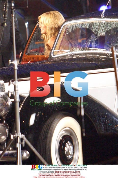 Heidi Klum Coughing and Sneezing on Commercial Set