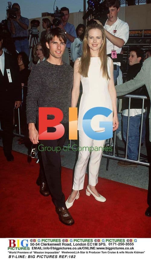 Tom Cruise & Nicole Kidman at "Mission Impossible" Premiere