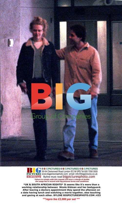 Nicole Kidman and bodyguard on date
