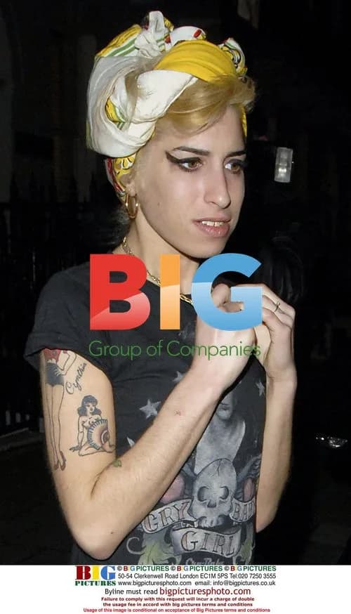 Amy Winehouse's new blonde look
