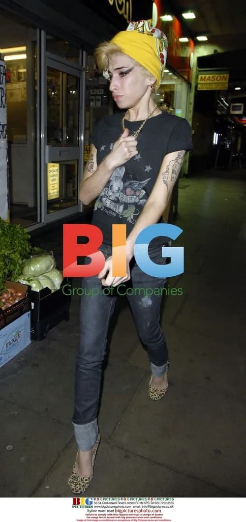 Amy Winehouse's new blonde look