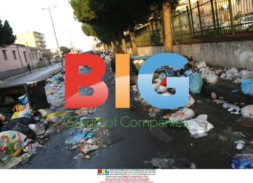 Waste Piled Up in Italy