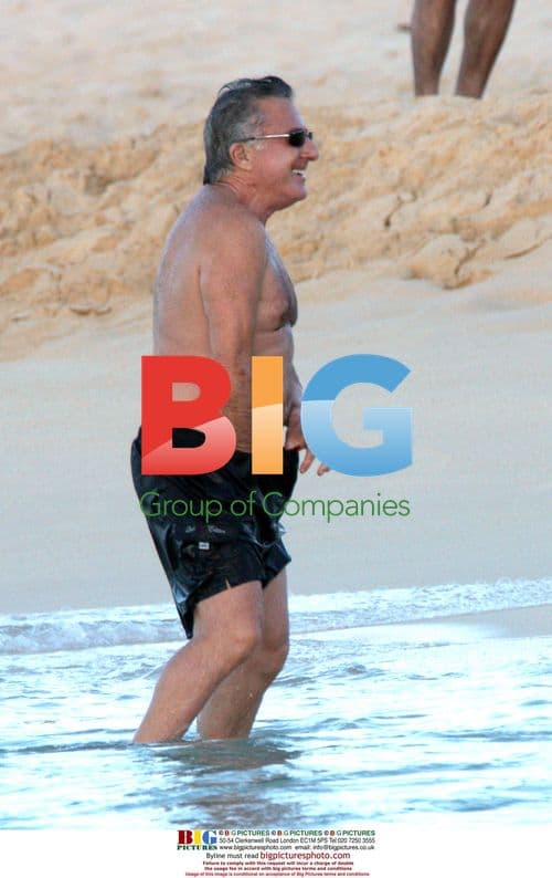 Dustin Hoffman's Family Vacation in St Barts