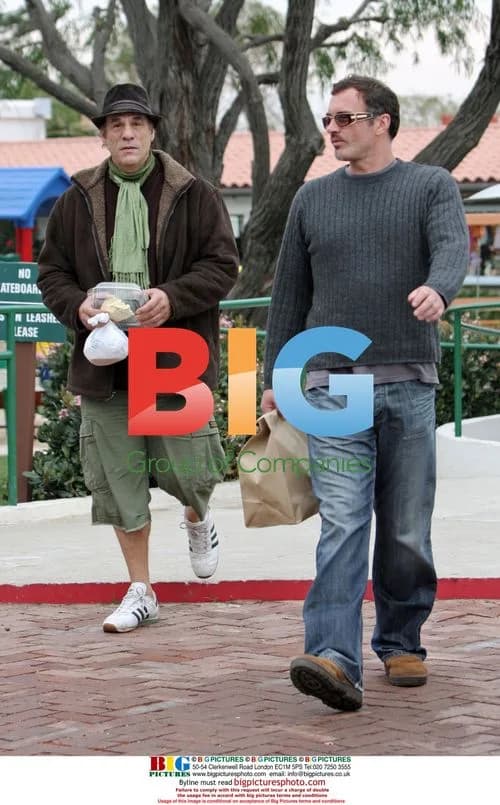 Actors Julian McMahon and Robert Davi in Malibu