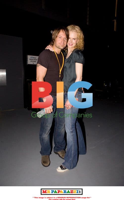 Nicole Kidman and Keith Urban at Kings Of Leon concert