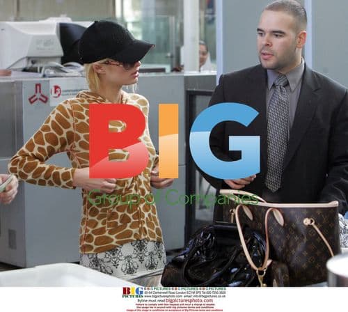 Paris Hilton's Loud Outfit at LAX