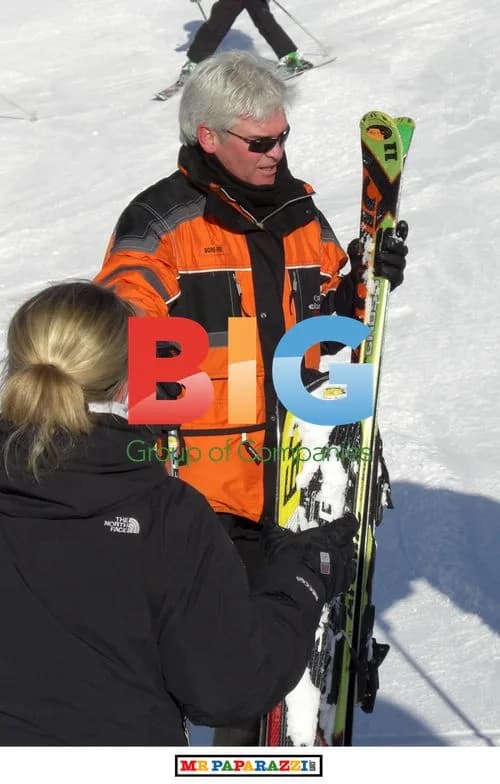 Philip Schofield and Family on Skiing Holiday
