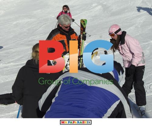 Philip Schofield and Family Skiing in Verbier