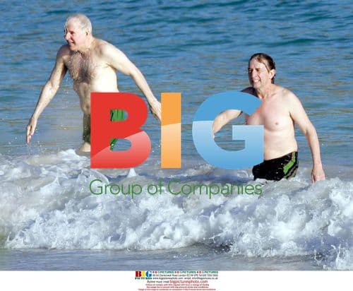 Steve Martin and Martin Short on Saline Beach