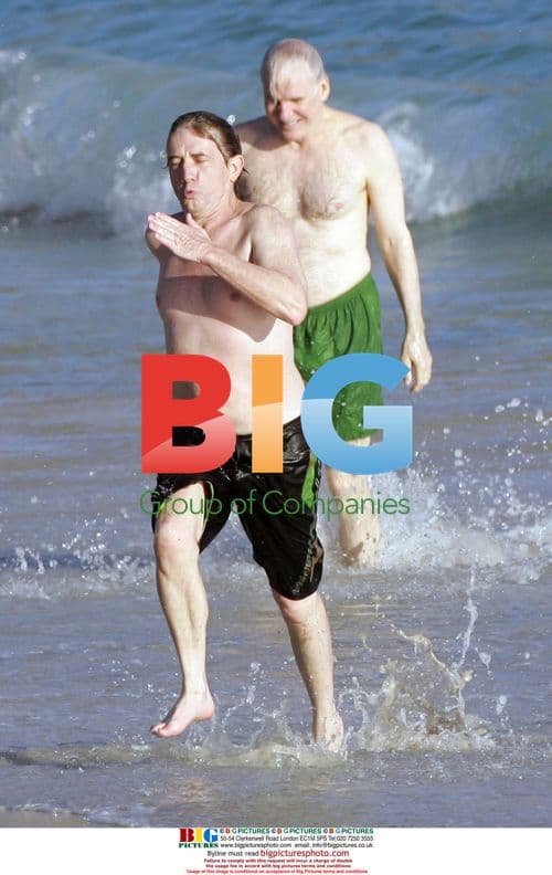 Steve Martin & Martin Short on Saline Beach