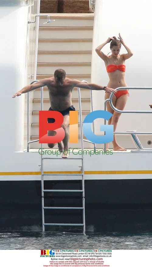 Abramovich & Zhukova on Yacht