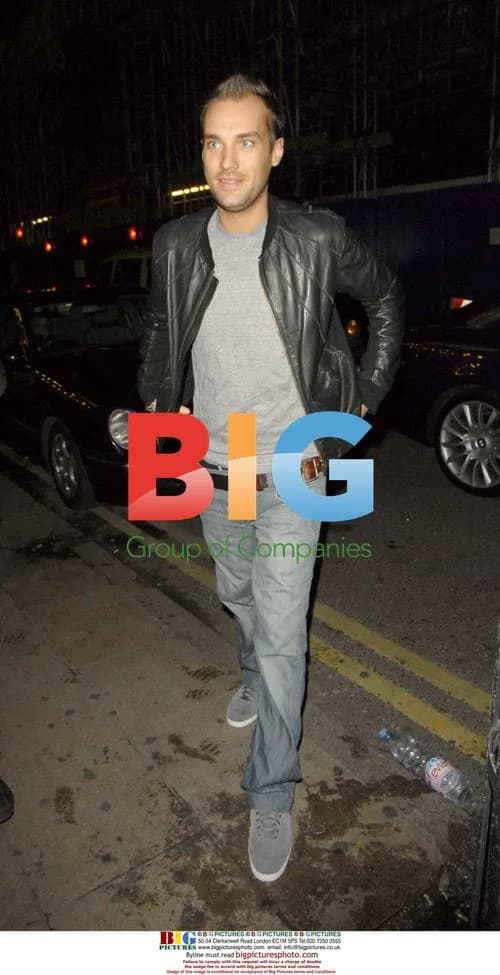 Calum Best at Chris Rock's party