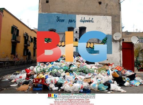 Clean up begins in Pianura, Naples, Italy