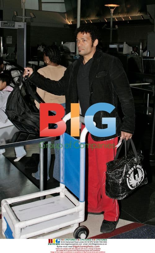 Mario Van Peebles at LAX
