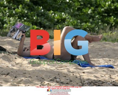 Pierce Brosnan and Keely Shaye Smith Beach Outing