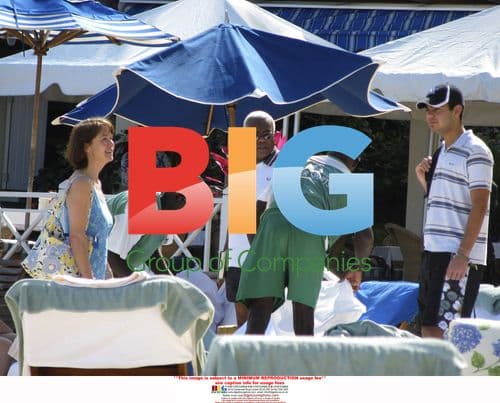 Sir Trevor McDonald on Christmas vacation in Jamaica