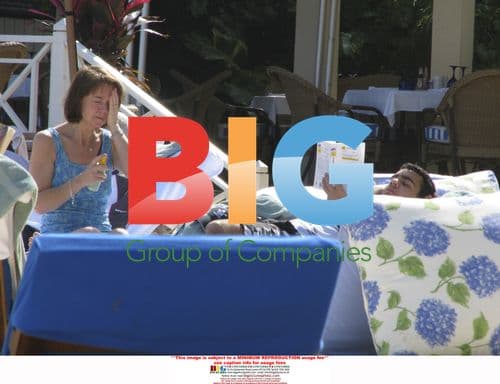 Sir Trevor McDonald on holiday in Jamaica