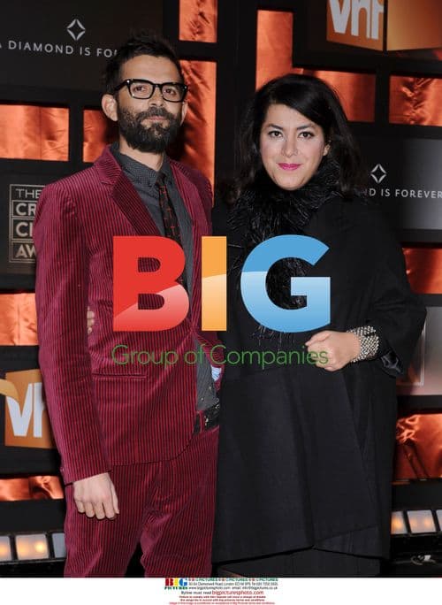 Vincent Paronnaud and Marjane Satrapi at Critics' Choice Awards