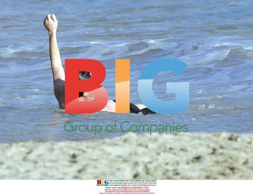 Martin Short body surfing in St. Barts