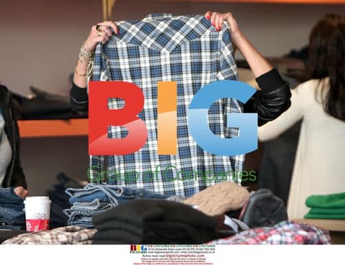 Kimberley Stewart shops on Rodeo Drive