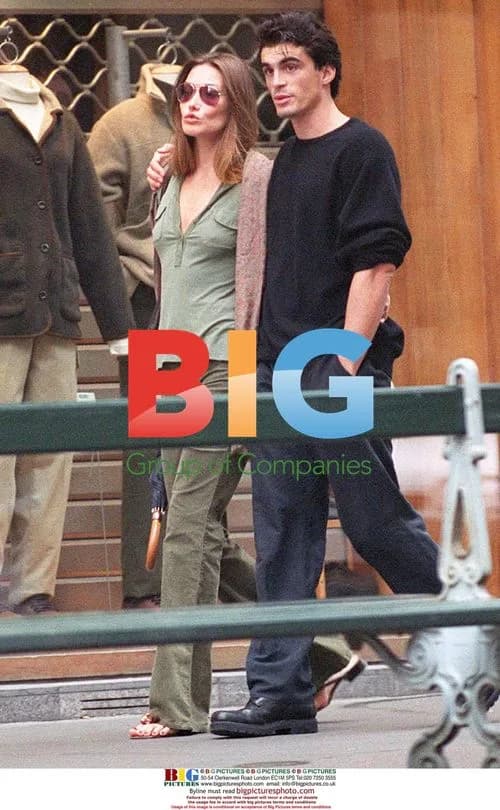 Carla Bruni and Raphael Enthoven in Paris