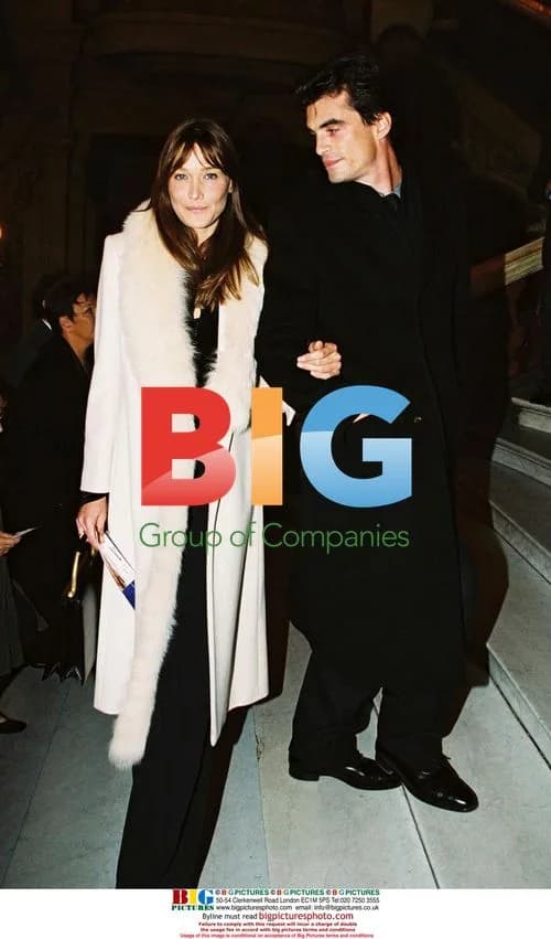 Carla Bruni and Raphael Enthoven at movie launch