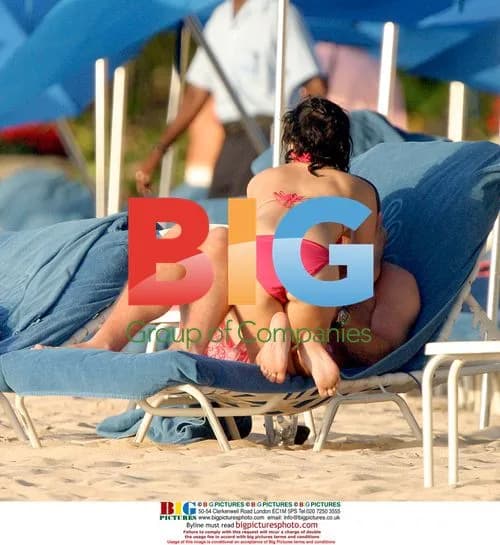 Andrea Corr and boyfriend in Caribbean