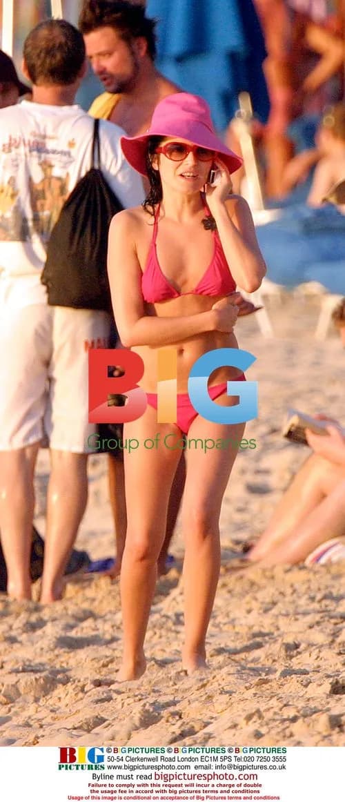 Andrea Corr and boyfriend Brett Desmond in the Caribbean