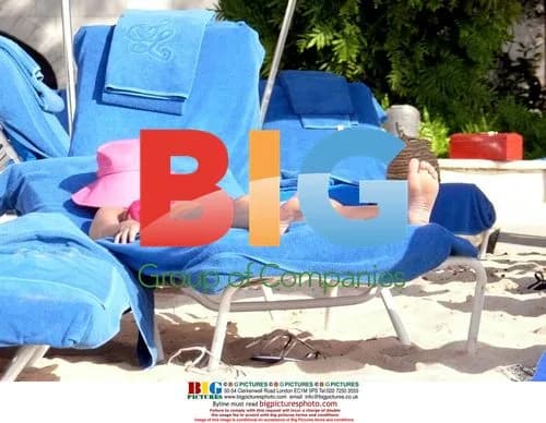 Andrea Corr and Boyfriend in Caribbean