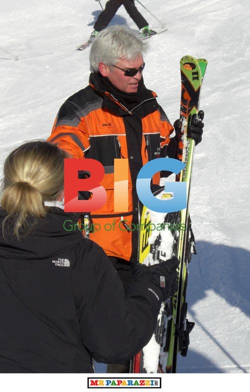 Philip Schofield and Family Skiing in Verbier