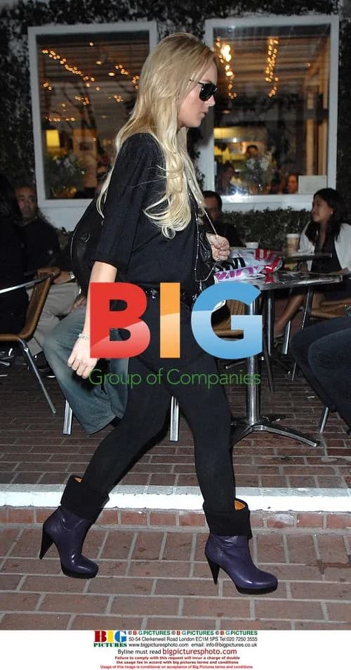 Lindsay Lohan's Big Day Out Shopping and at Hair Salon