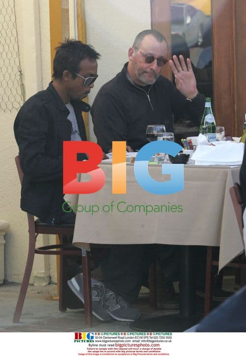 Jean Reno Lunches with Friends