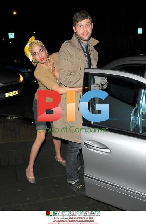 Amy Winehouse and Mark Ronson in London
