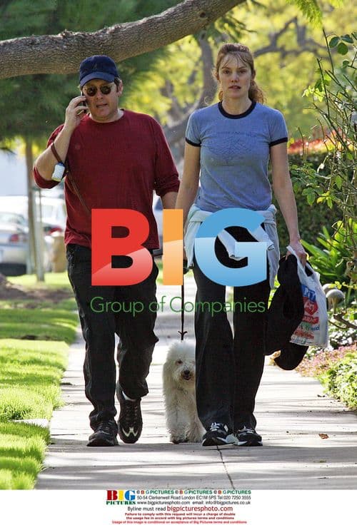James Spader and girlfriend out for a stroll
