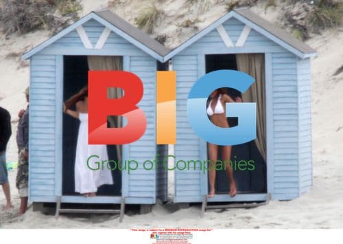 Myleene Klass and Noemie Lenoir shoot M&S ad in South Africa