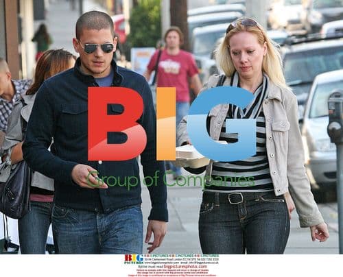 Wentworth Miller and friend grab lunch