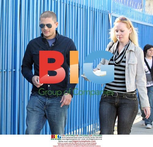 Wentworth Miller and friend grab lunch
