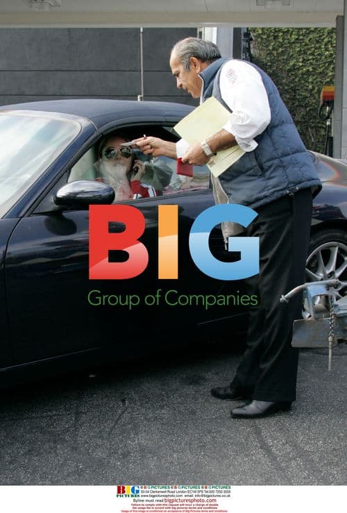 Amanda Brooks' Car Breaks Down in West Hollywood