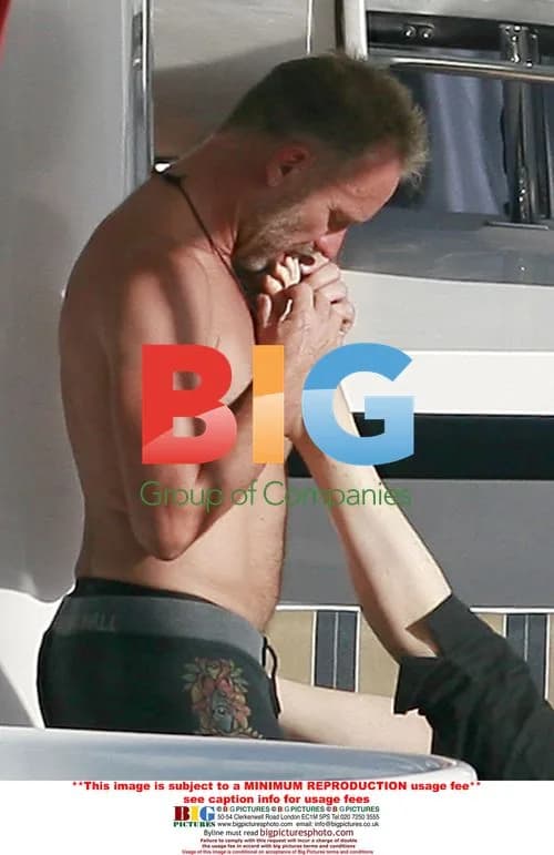 Sting and Trudie Styler caught in steamy yacht moment