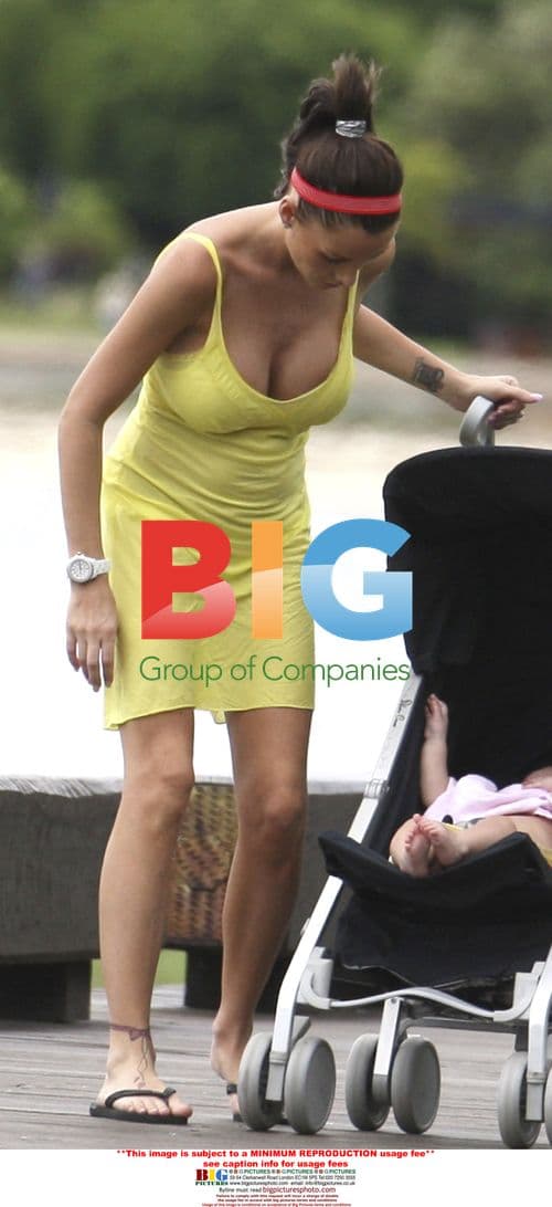 Katie Price and daughter in Australia