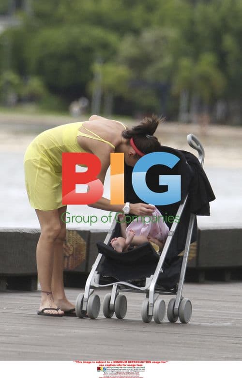 Katie Price and Daughter in Australia