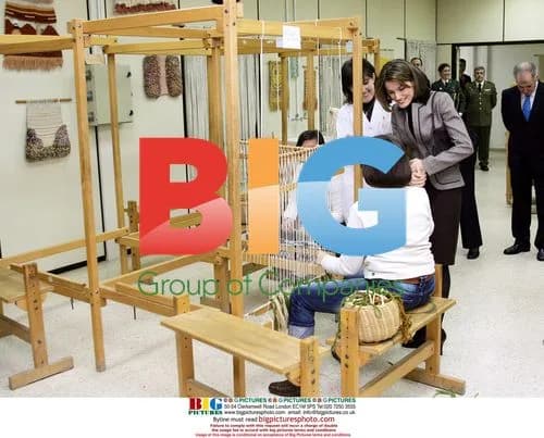 Princess Letizia Visits Disabled Center