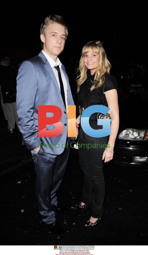 Debbie King and Jonathan Amsell at OK Magazine party