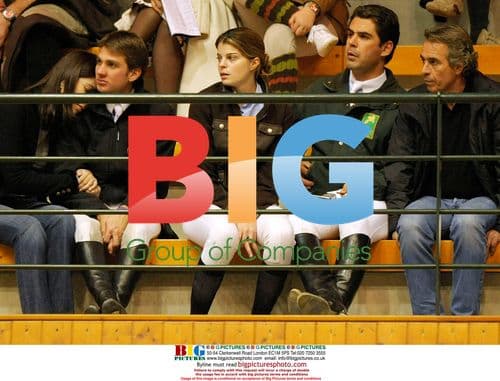 Athina Onassis de Miranda and Cayetano Martinez de Irujo at Riding Contest