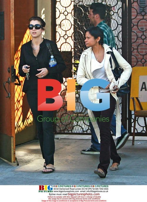 Kate Walsh and Keisha Chambers Exit Church