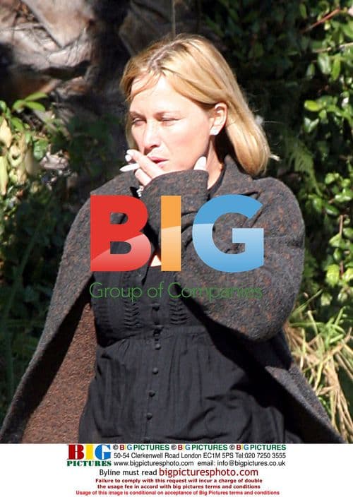 Patricia Arquette strolls with snakeskin purse