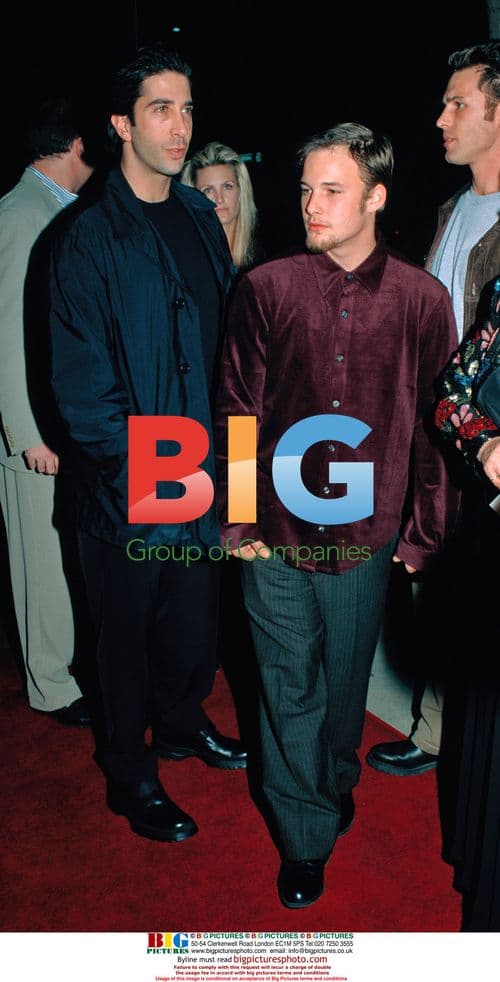 Brad Renfro and David Schwimmer at 'Apt Pupil' Premiere