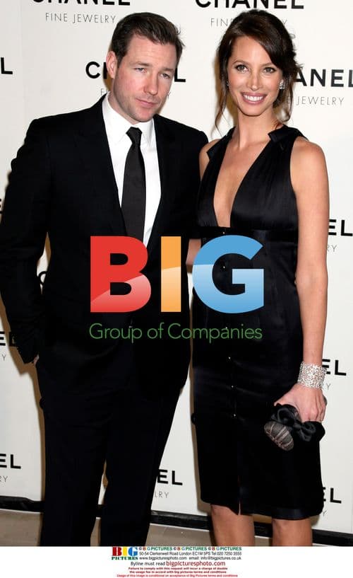 CHRISTY TURLINGTON and ED BURNS at Chanel Jewelry event