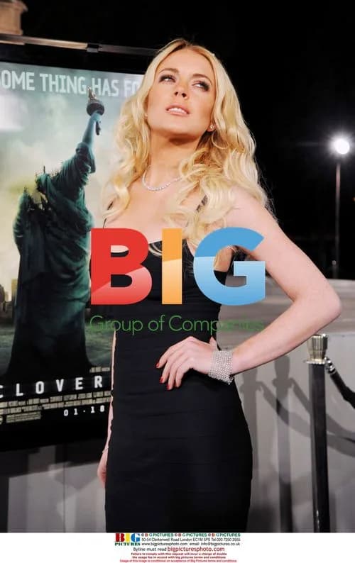 Lindsay Lohan at 'Cloverfield' Premiere