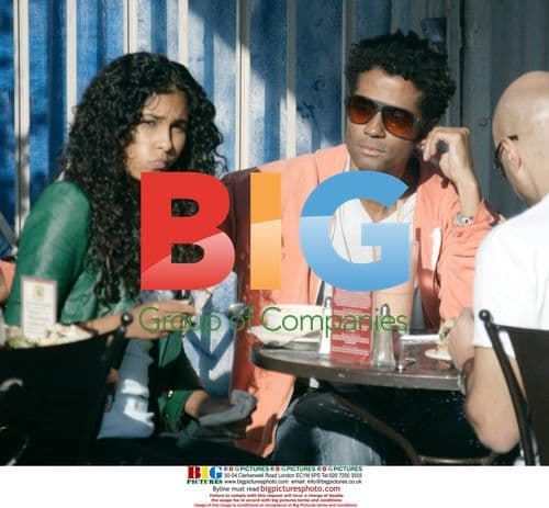 Halle Berry's ex, Eric Benet and girlfriend lunch